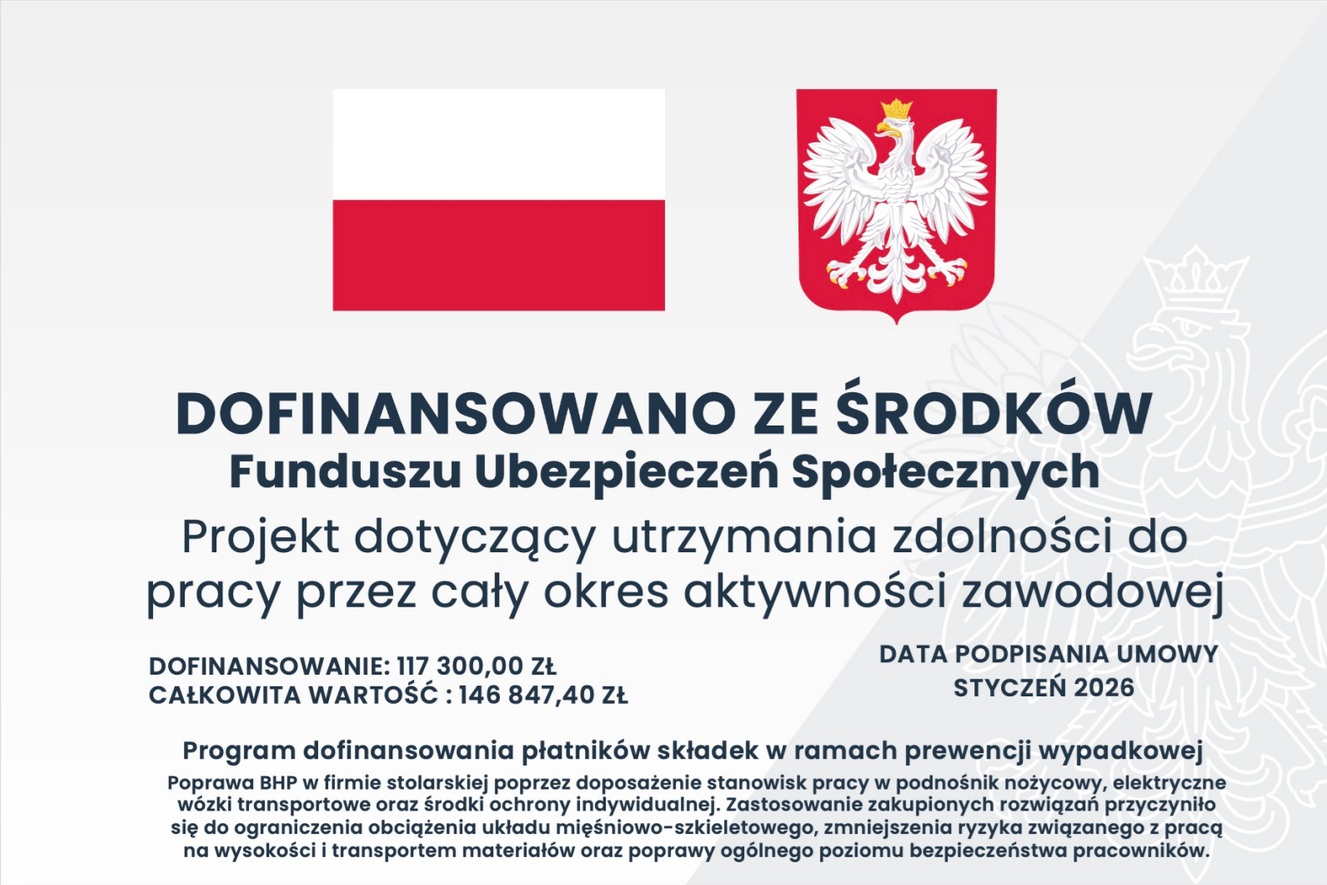 Dofinansowanie ze środków Funduszu Ubezpieczeń Społecznych 2026